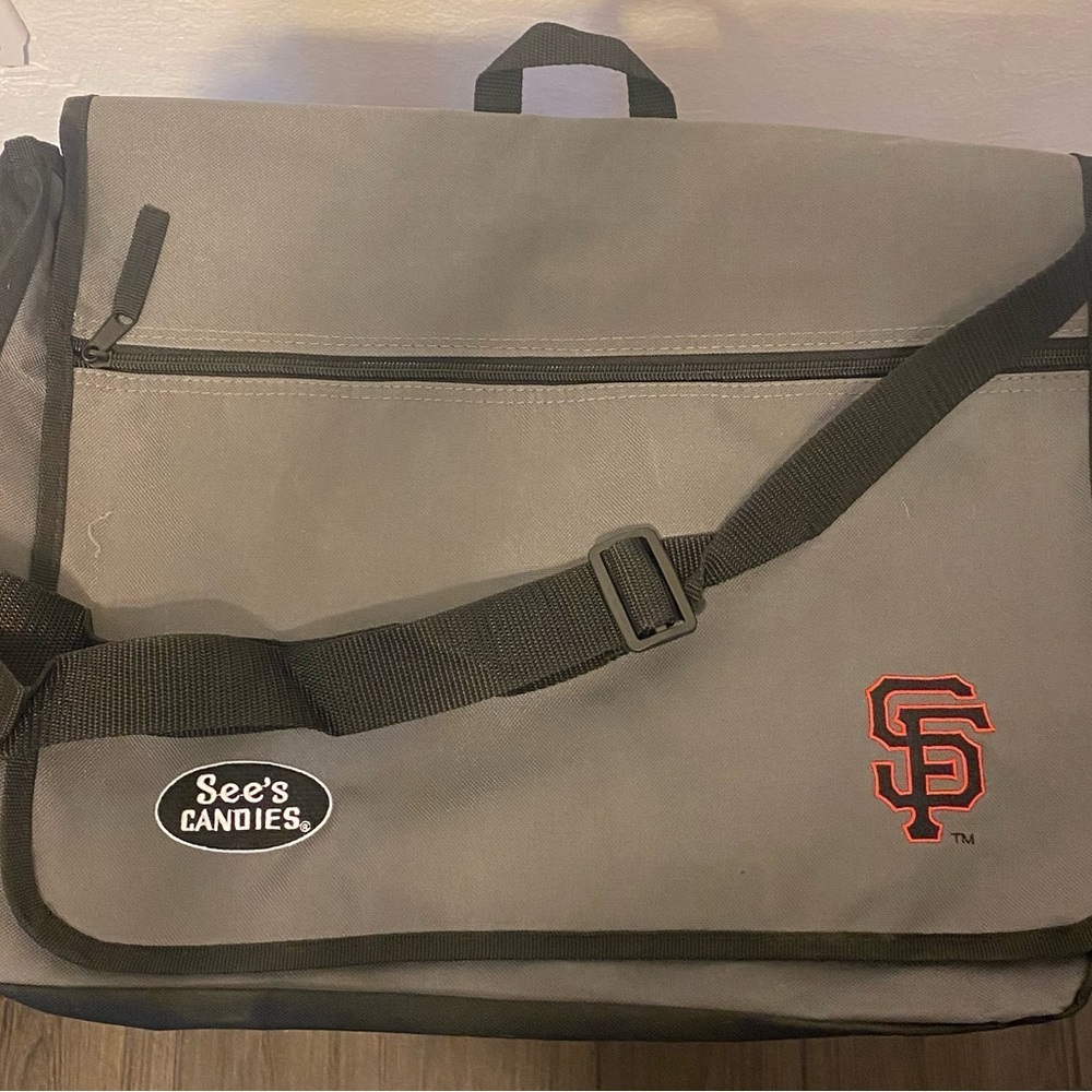 Sees candies SF giants laptop bag‎